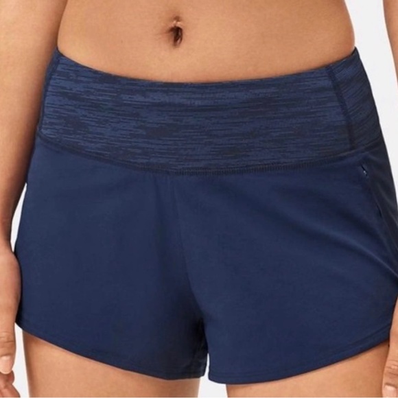 Outdoor Voices Pants - Outdoor Voices Hudson Lined Running Shorts Women XLarge  2.5” Inseam Navy Blue
